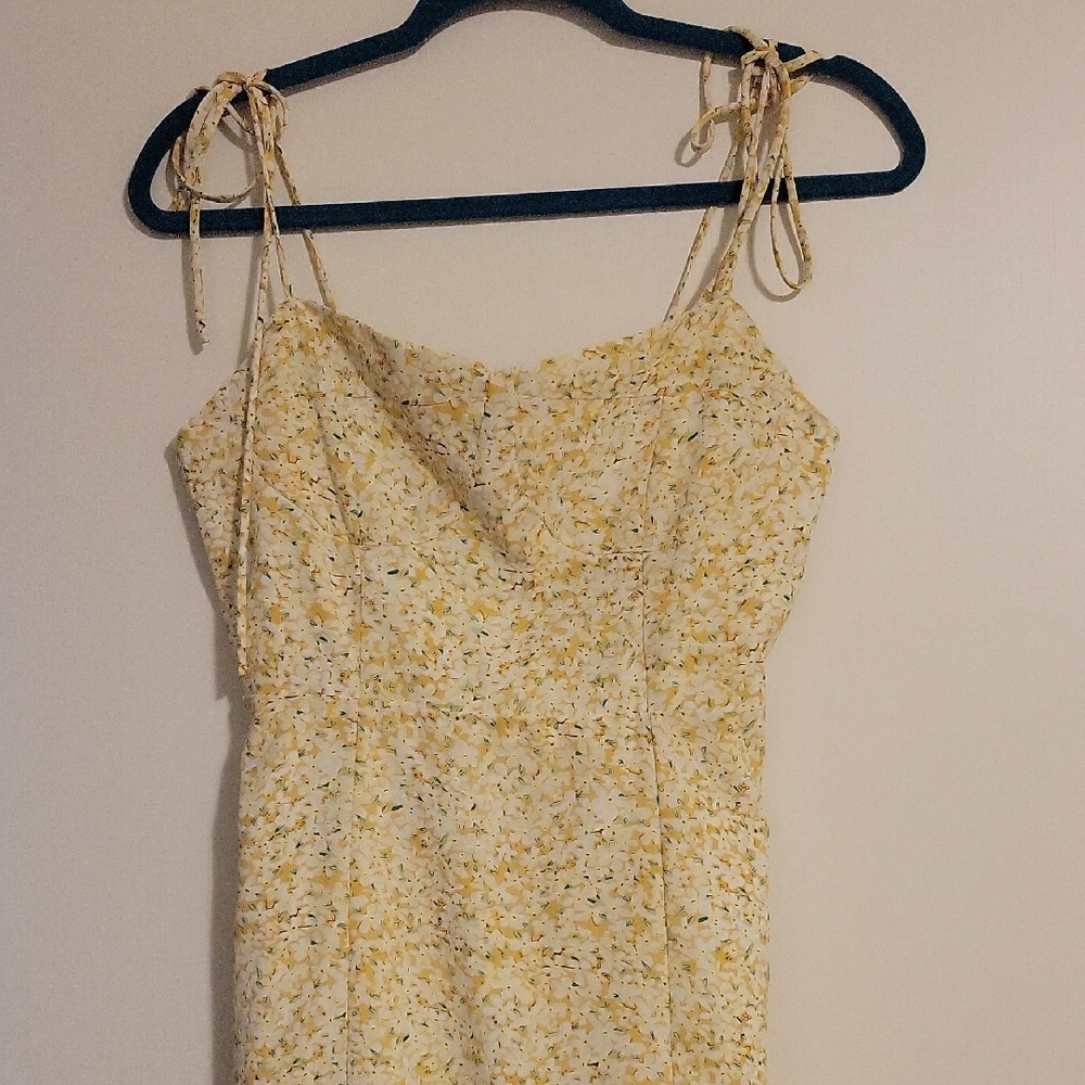 Floral Spaghetti Strap Dress